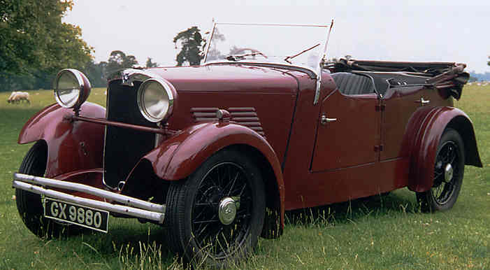 Crossley 10 tourer at Calke Abbey