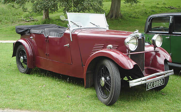 Crossley 10hp tourer