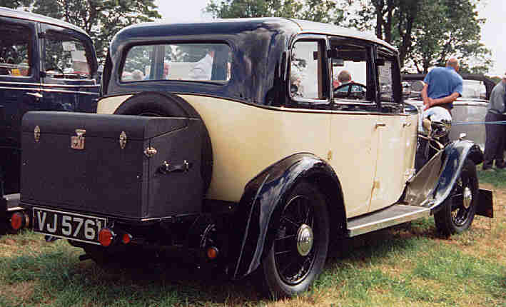 Crossley Buxton rear view