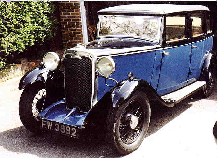 Crossley 10hp Buxton Saloon