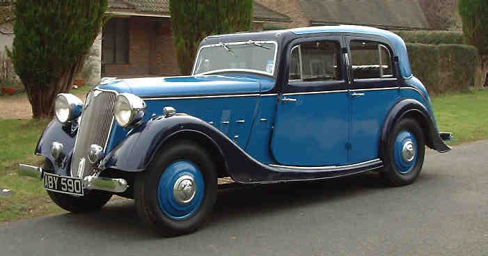 Crossley Regis 12 Saloon side view