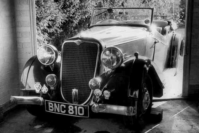 Crossley Regis Tourer in 1970