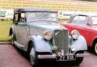 More information on Crossley 12hp saloon converted to a tourer