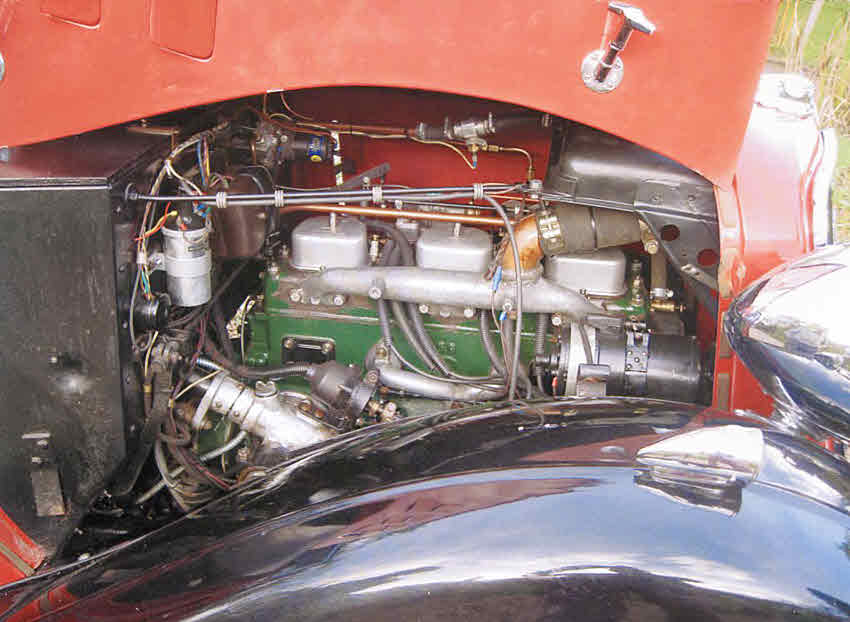 Crossley Regis 6 engine