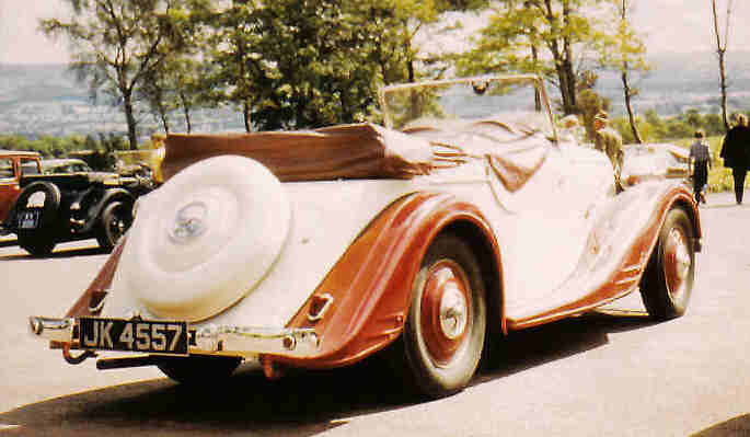 Crossley Regis Tourer in 1981