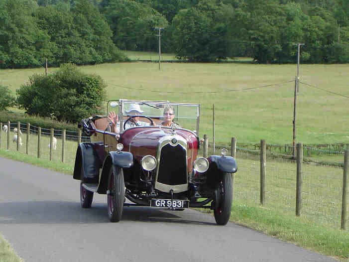 Crossley 14hp tourer