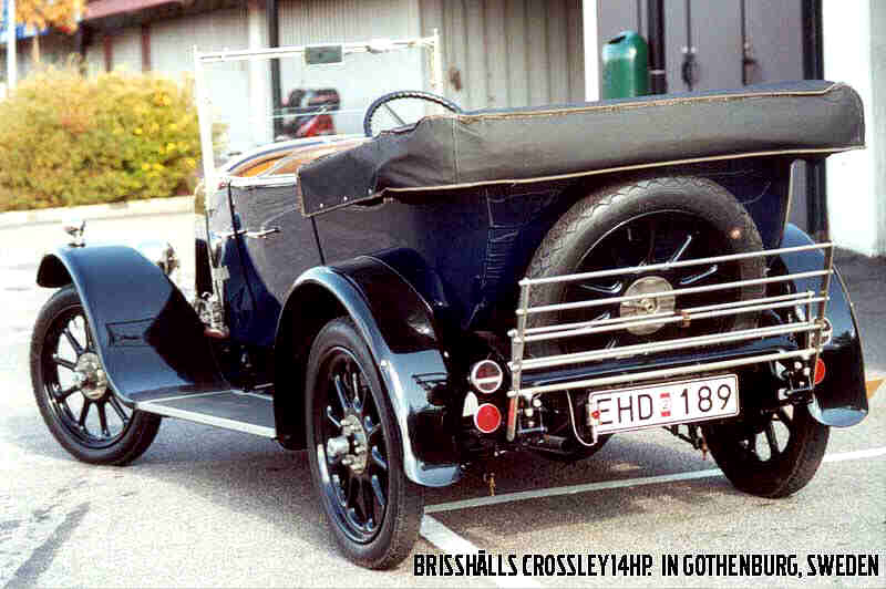 Crossley 14hp tourer