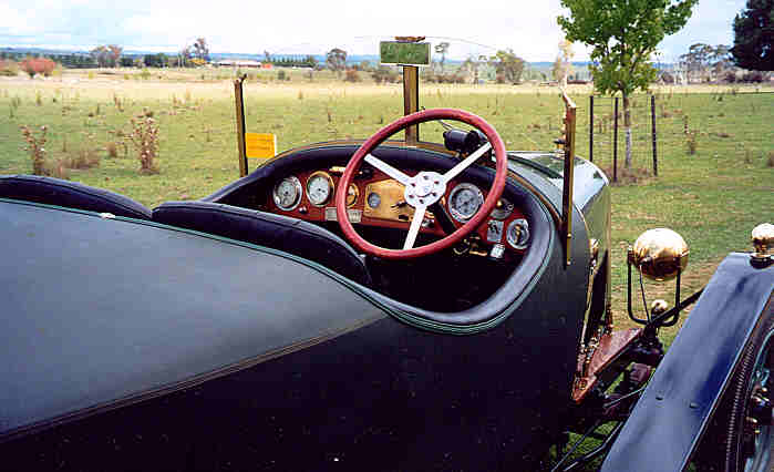 Crossley 15/30 boat tailed tourer dashboard