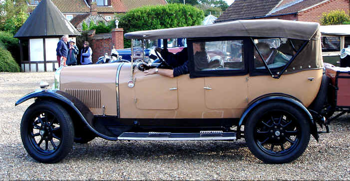 Crossley 14hp tourer