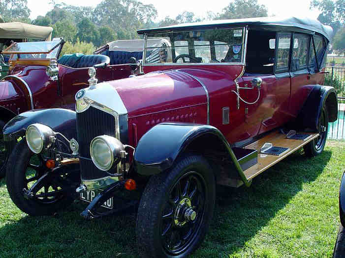 Crossley 19.6 tourer at Binalong