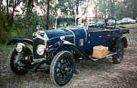 The 1925 Crossley 19.6 tourer belonging to Alan Gale.