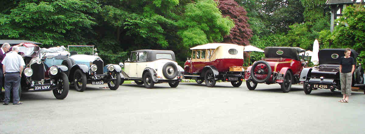 Crossley cars on the 2009 UK rally