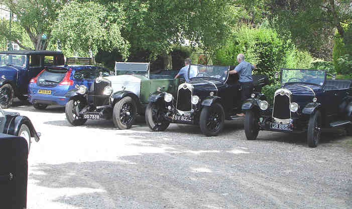 Crossley cars at the 2010 UK national rally