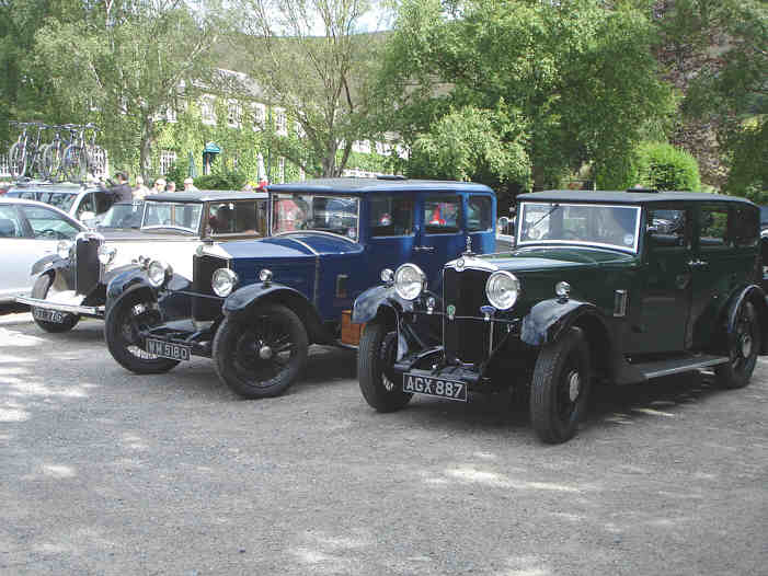 Crossley cars at the 2010 UK national rally