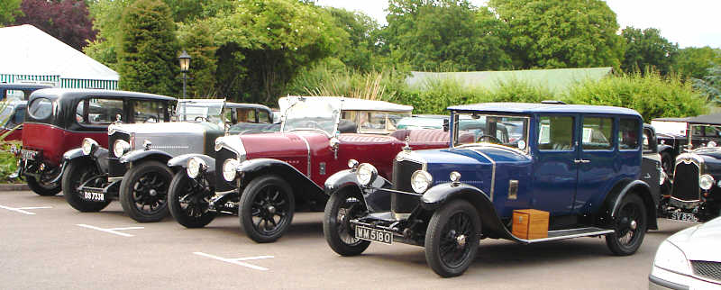 Crossley cars at the 2011 UK national rally