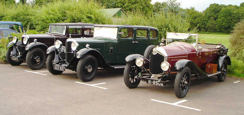 Crossley cars on the 2011 rally