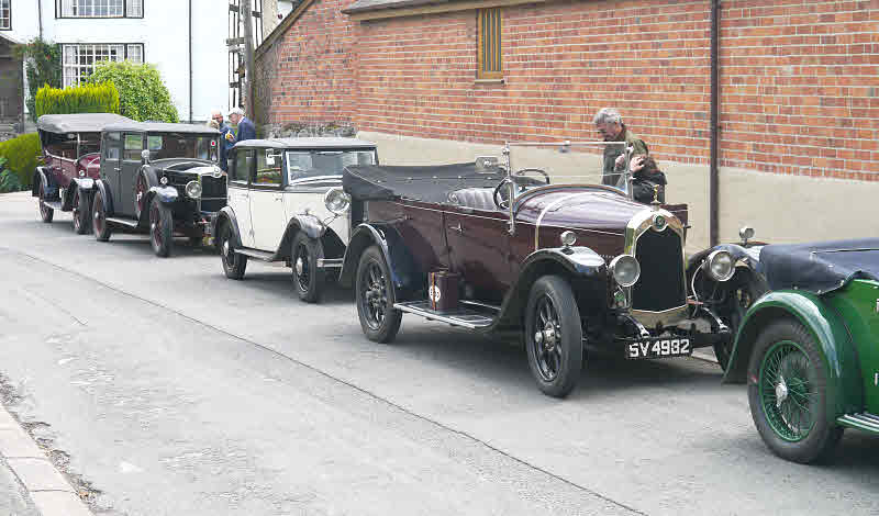 Crossley cars on the 2012 rally