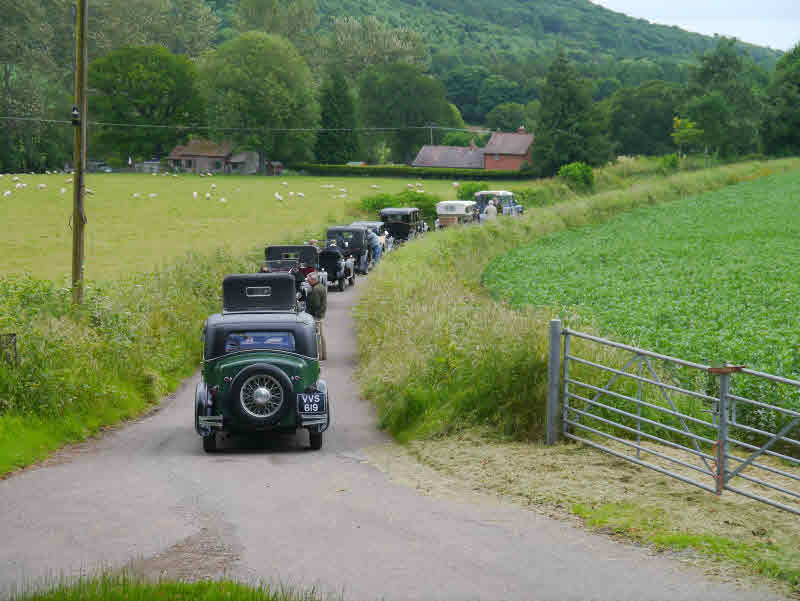 Crossley cars on the 2012 rally