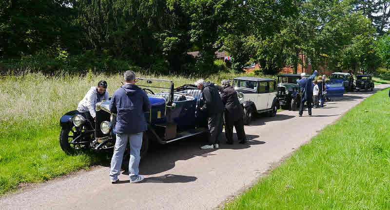 Crossley cars on the 2012 rally