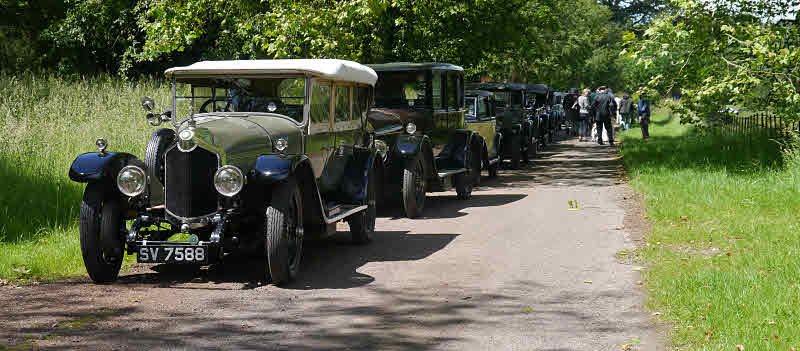 Crossley cars on the 2012 rally