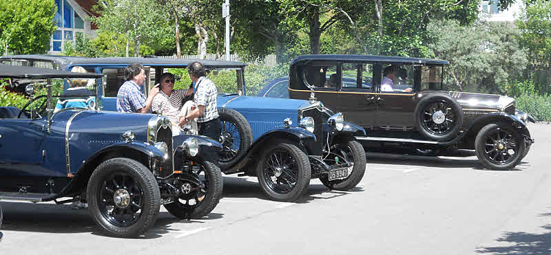 Crossley cars on the 2013 rally