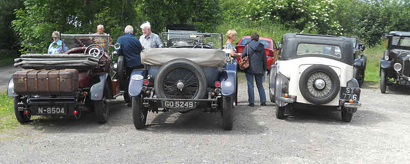 Crossley cars at the 2013 UK national rally