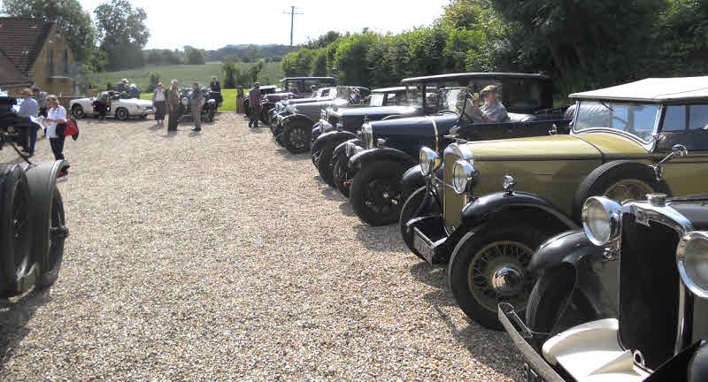 Crossley cars at the 2013 UK national rally