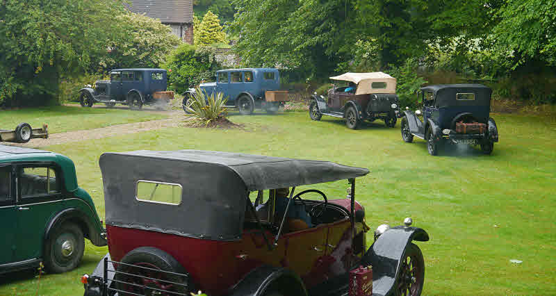 Crossley cars at the 2014 UK national rally