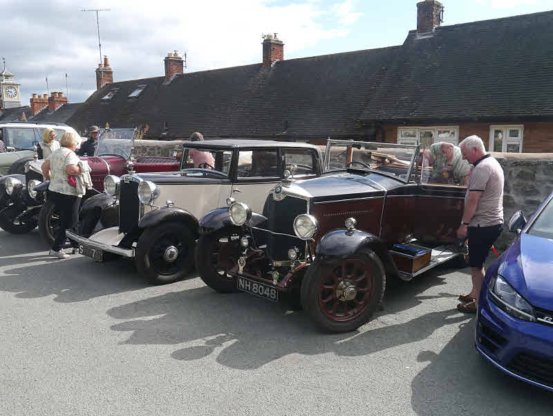 Crossley cars at the 2015 UK national rally