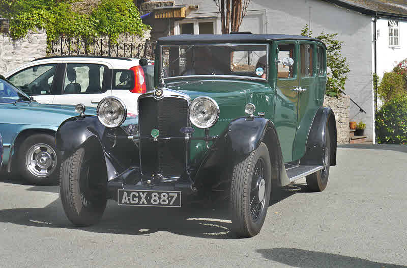 Crossley cars at the 2015 UK national rally