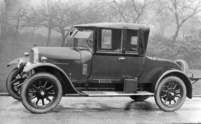 Crossley 14hp 2 seat coupe