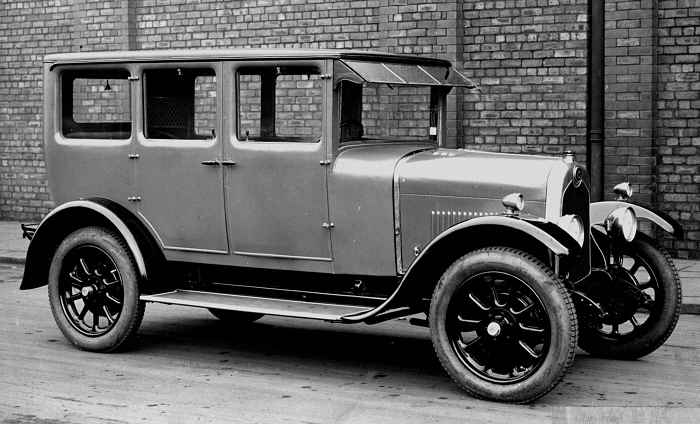 Crossley 14hp fabric saloon