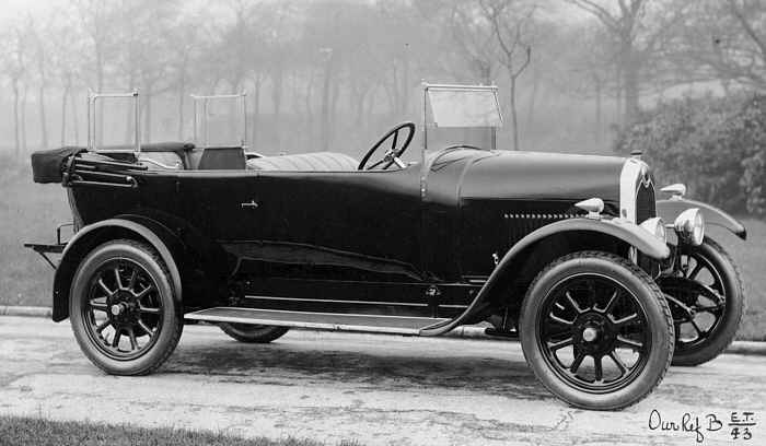 Crossley 14hp 4 seat tourer