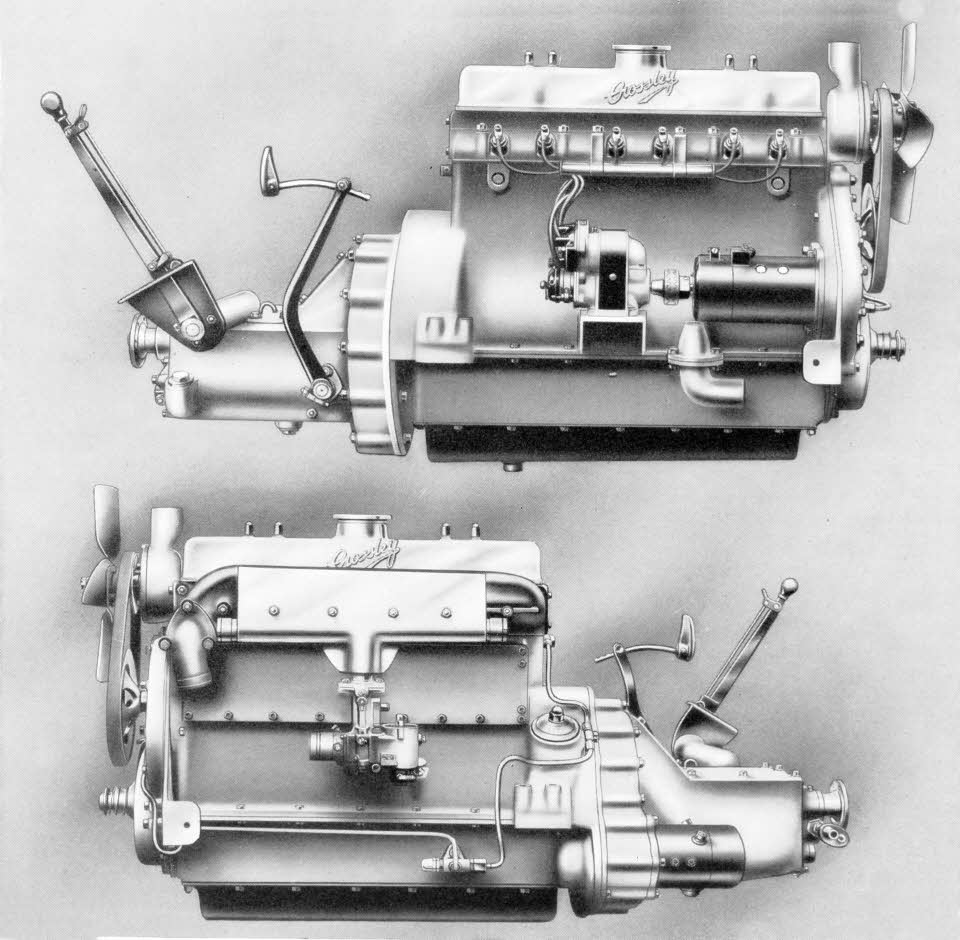 Crossley 15.7 engine