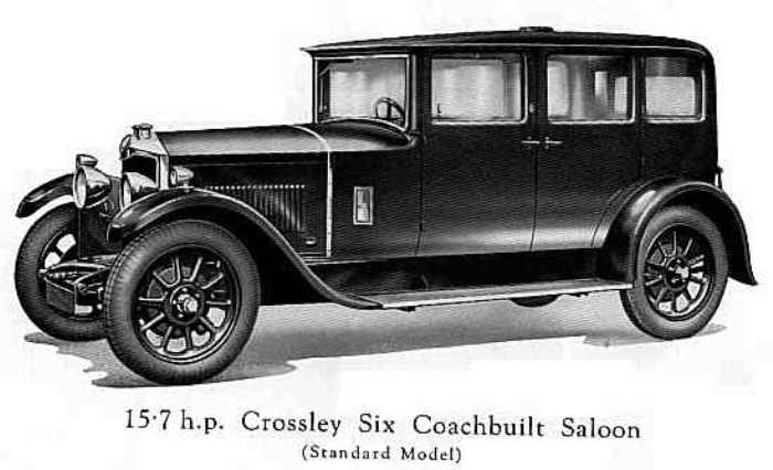 Crossley 15.7 four door saloon