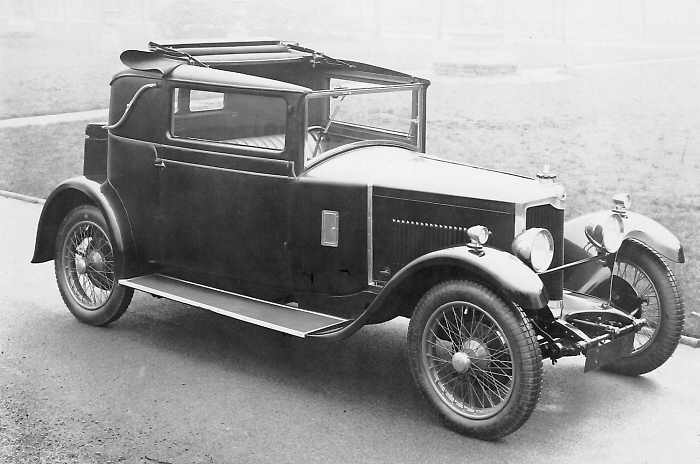 Crossley 15.7 sportsman 2 light coupe