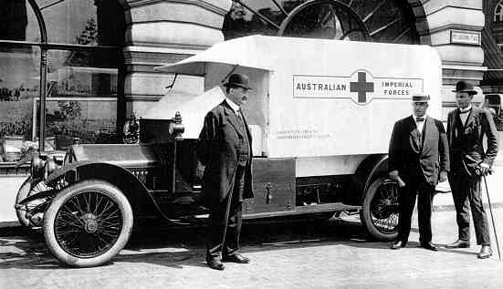 Crossley 20/25 ambulance