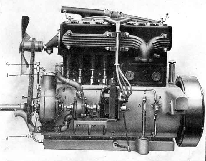 Crossley 20/25 engine
