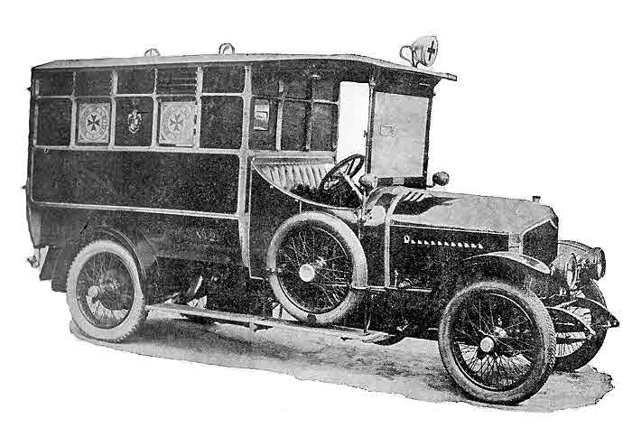 Crossley 25-30 ambulance