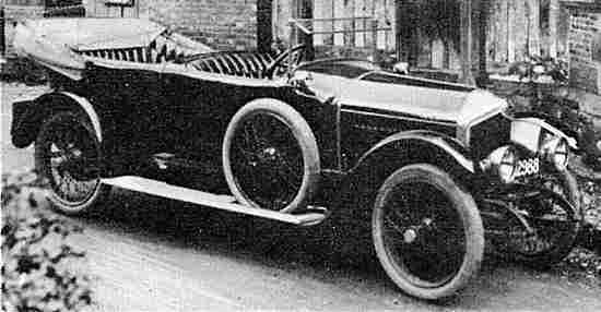Crossley 25/30 Manchester touring car