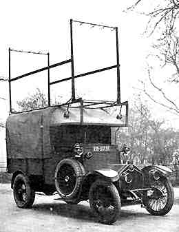Crossley 20/25 tender converted for the London Flying Squad.