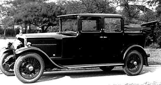 Crossley 20.9 Enclosed landaulette