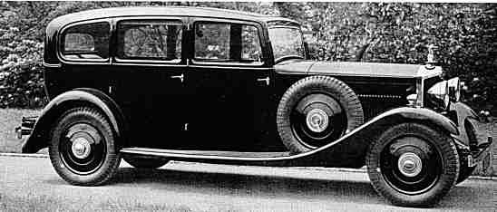 Crossley super six limousine