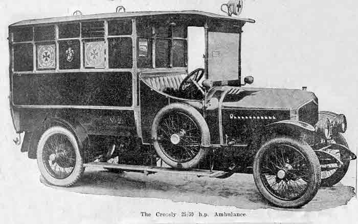 Crossley 25/30 ambulance