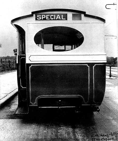 Crossley Arrow bus rear view