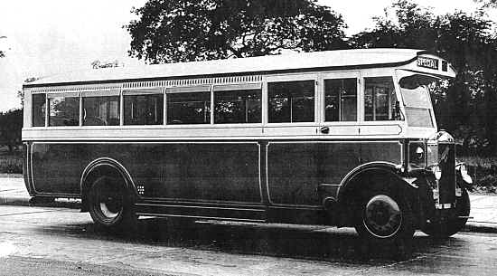 Crossley Arrow bus side view