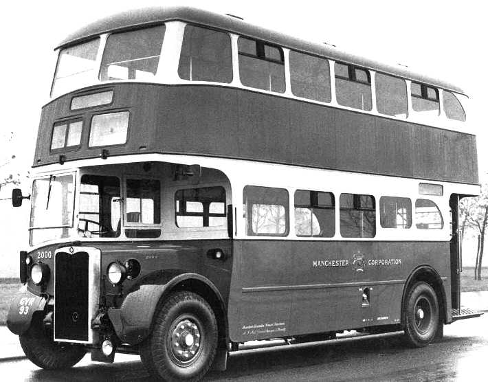 Crossley DD42 bus