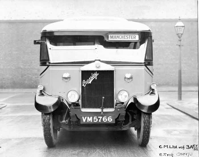 Crossley Eagle bus front view