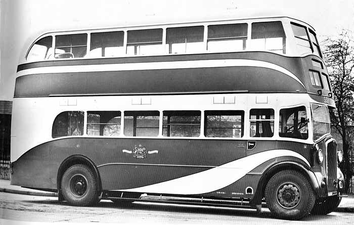 Crossley Mancunian double deck bus