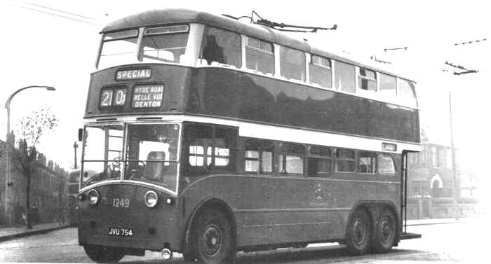 Crossley Dominion Trolley Bus